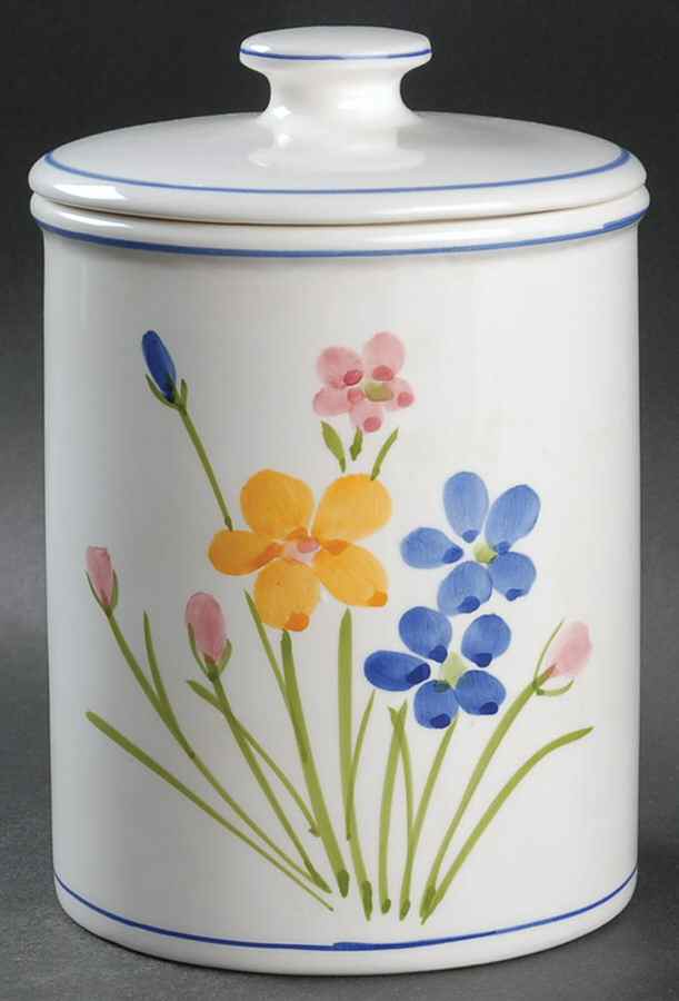 FIT88 Large Canister & Lid by Fitz and Floyd-1