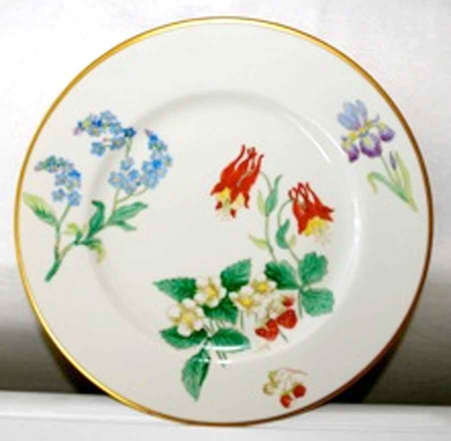 Wild Flowers Luncheon Plate by Fondeville (NY)-1