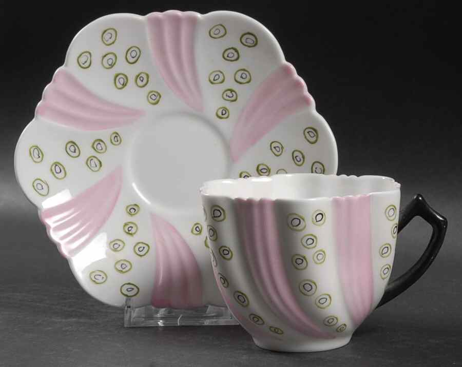 912 Flat Cup & Saucer Set by Thomas Forester & Sons-1