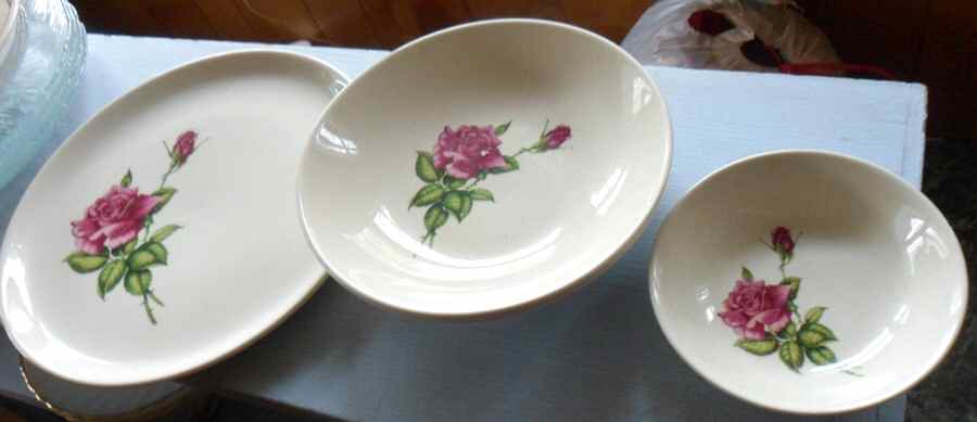 American Beauty Coupe Soup Bowl by French Saxon-1