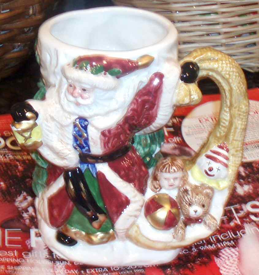 Renaissance Santa Mug by Fitz & Floyd-1