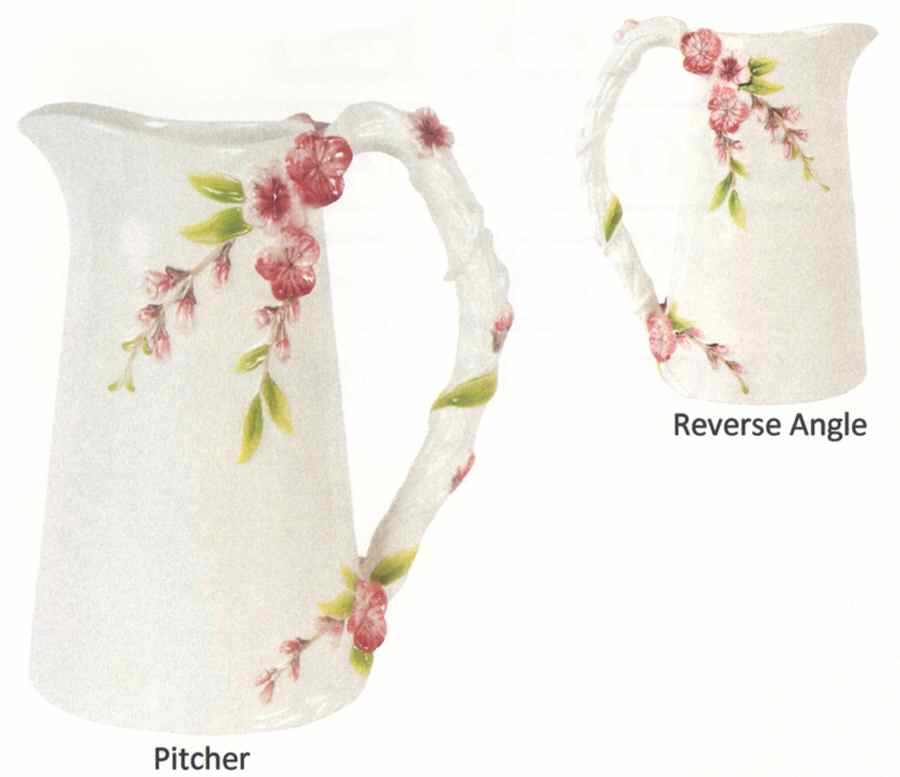 Cherry Blossom Pitcher by Fitz & Floyd-1