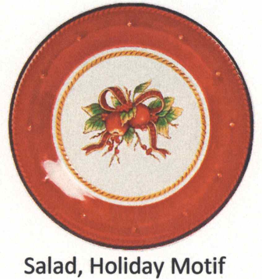 Bountiful Holiday Salad Plate by Fitz & Floyd-1