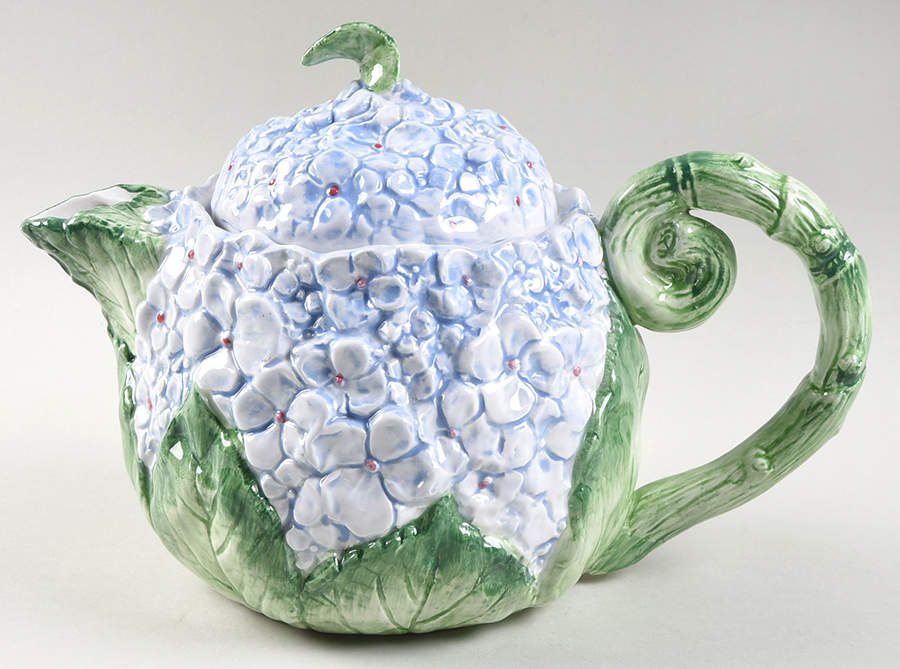 Hydrangea Teapot & Lid by Fitz & Floyd-1