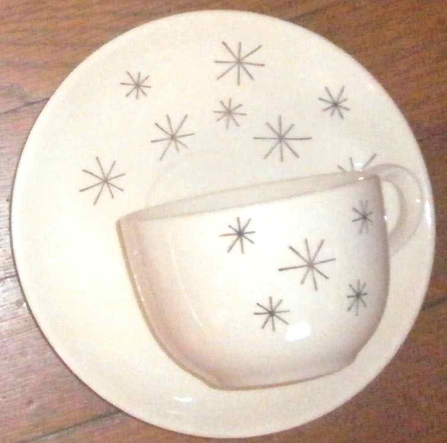 FSX178 Flat Cup & Saucer Set by French Saxon-1