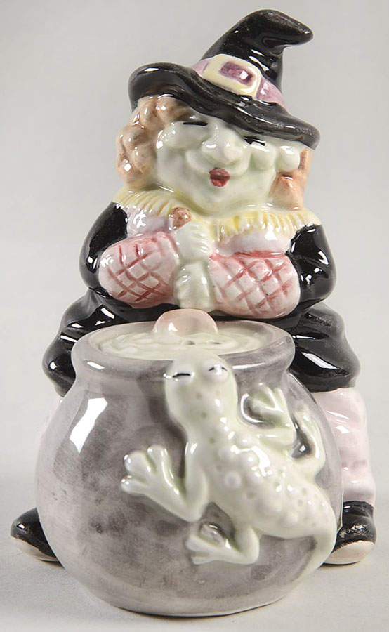 Halloween Hoedown Salt & Pepper Set by Fitz & Floyd-1