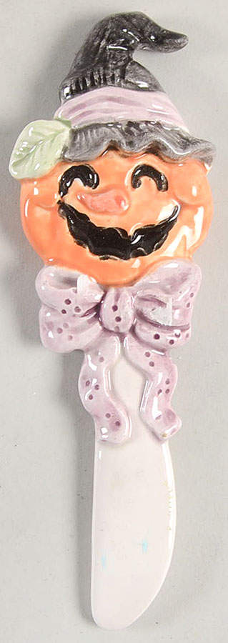 Halloween Hoedown Individual Canape Knife by Fitz & Floyd-1