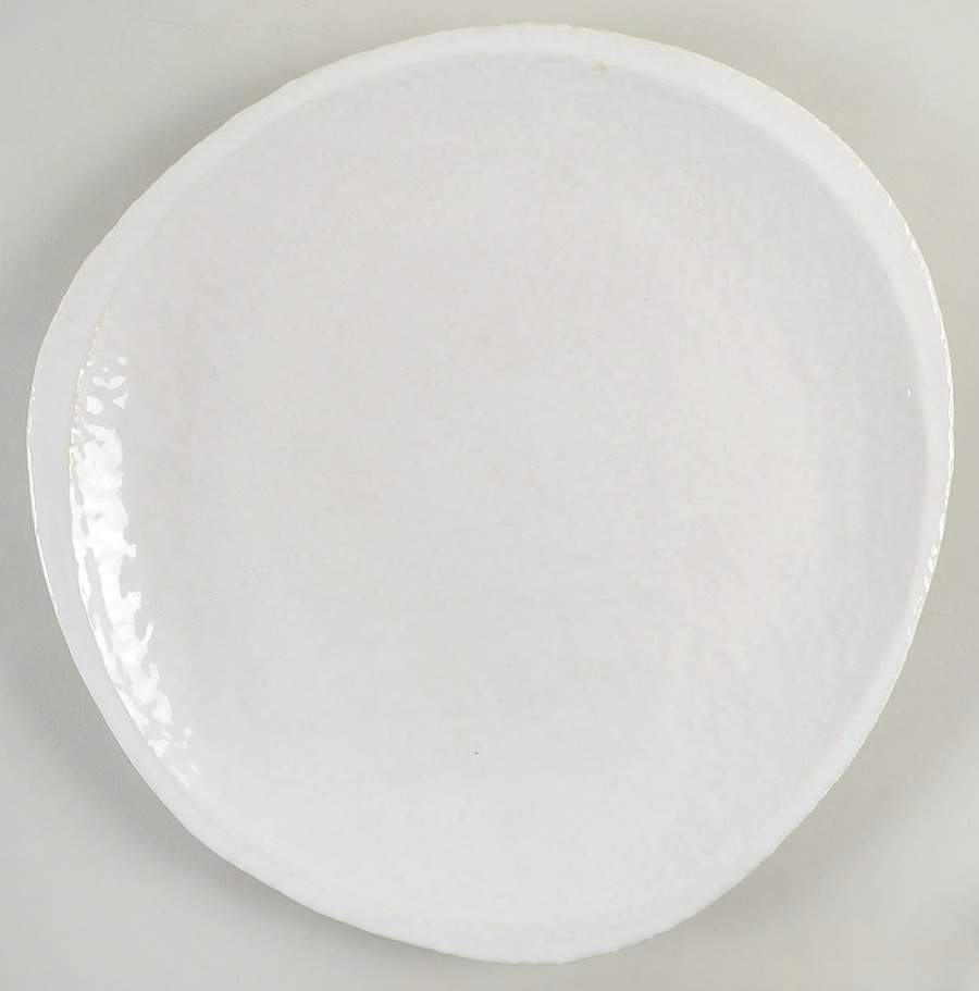 Casa Mia Bianco (White) Dinner Plate by Fortunata-1