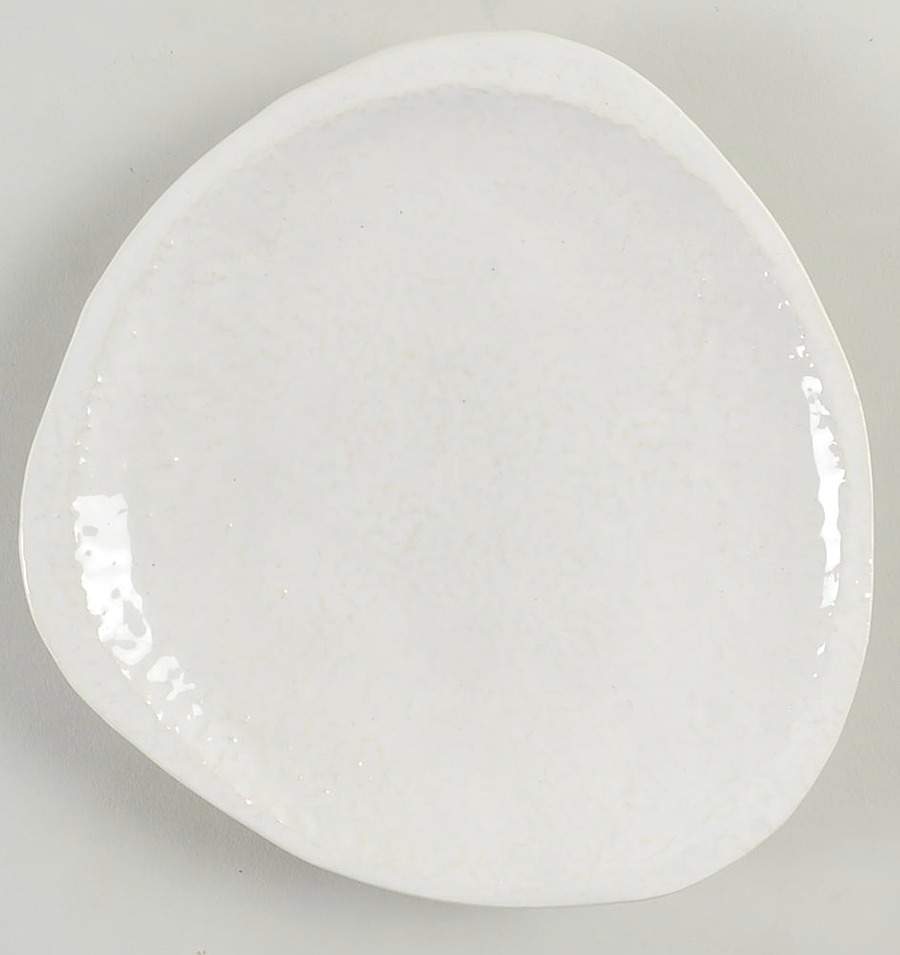 Casa Mia Bianco (White) Bread & Butter Plate by Fortunata-1