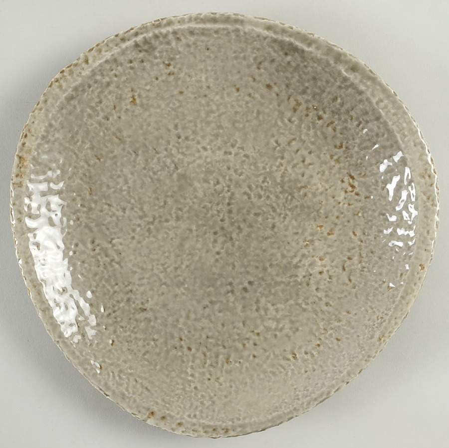 Casa Mia Oyster (Taupe) Salad Plate by Fortunata-1