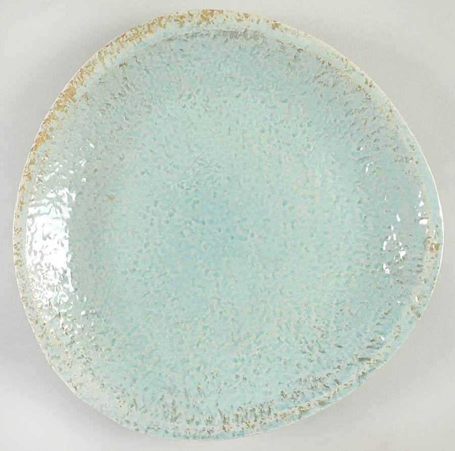 Casa Mia Seafoam (Light Blue) Salad Plate by Fortunata-1