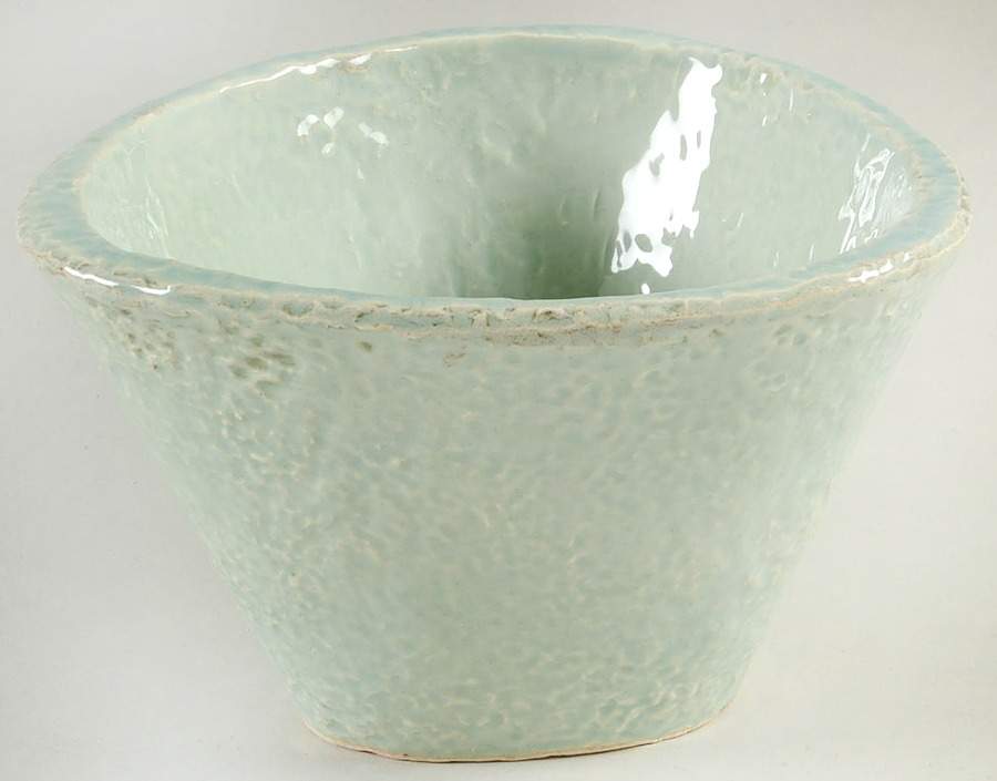 Casa Mia Seafoam (Light Blue) Coupe Cereal Bowl by Fortunata-1