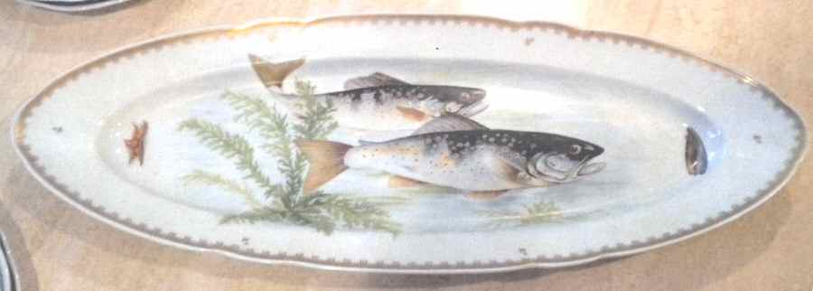 FAN102 20" Fish Platter by France-1