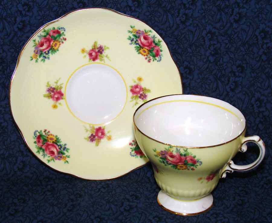 2969 Footed Cup & Saucer Set by Foley-1