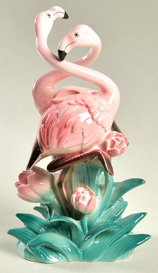 Flamingoes 7" Candlestick by Fitz & Floyd-1