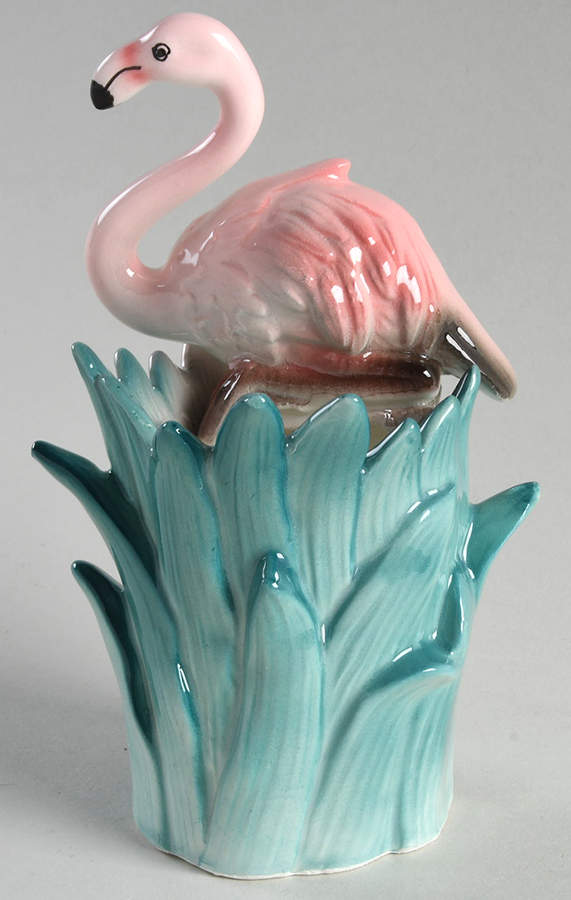 Flamingoes 5" Bud Vase by Fitz & Floyd-1