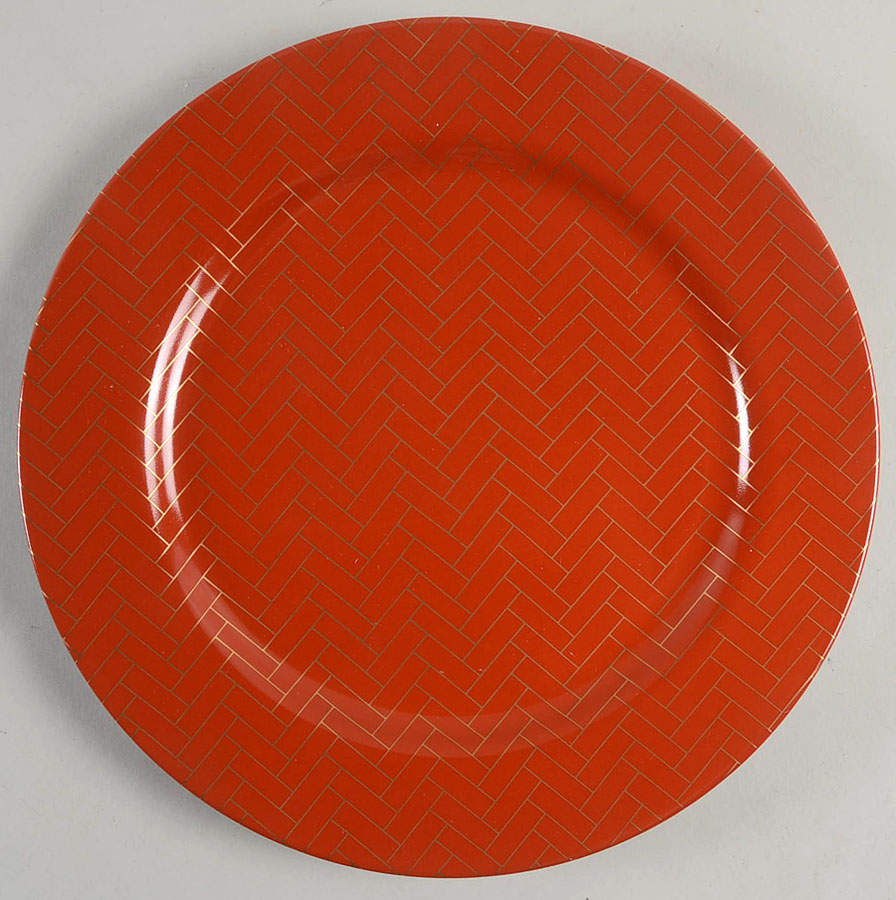 Carreaux Red Luncheon Plate by Fitz & Floyd-1