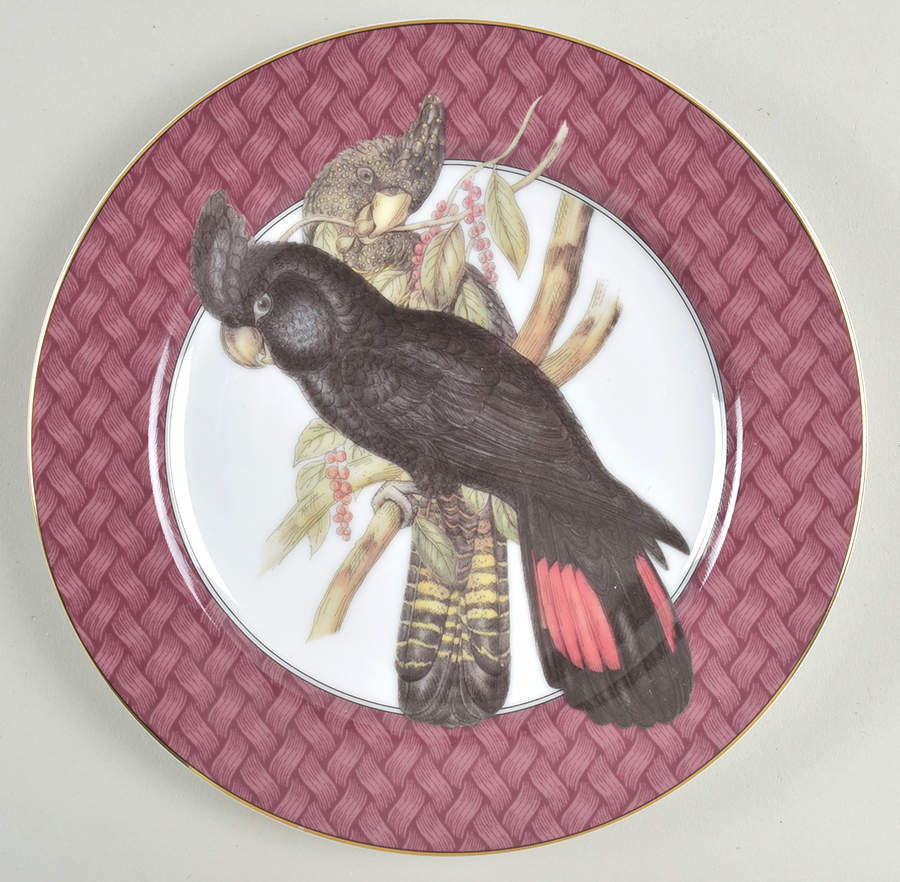 Oiseaux des Tropiques Salad Plate by Fitz & Floyd-1