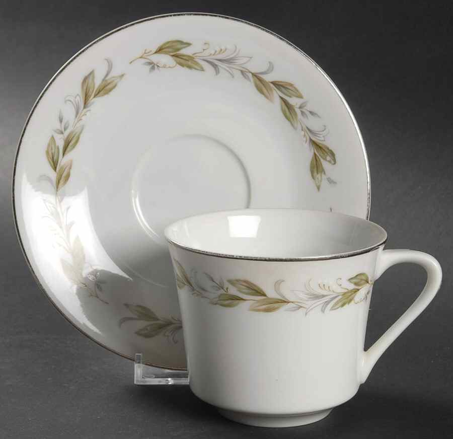 Harmony Footed Cup & Saucer Set by Fine China of Japan-1