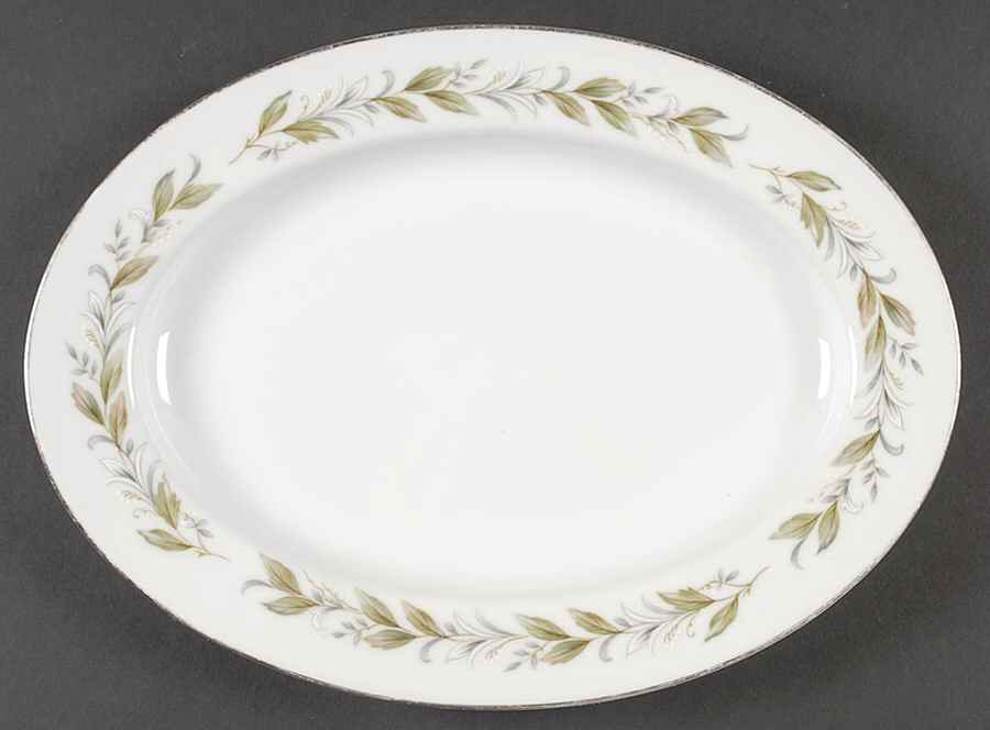 Harmony 12" Oval Serving Platter by Fine China of Japan-1