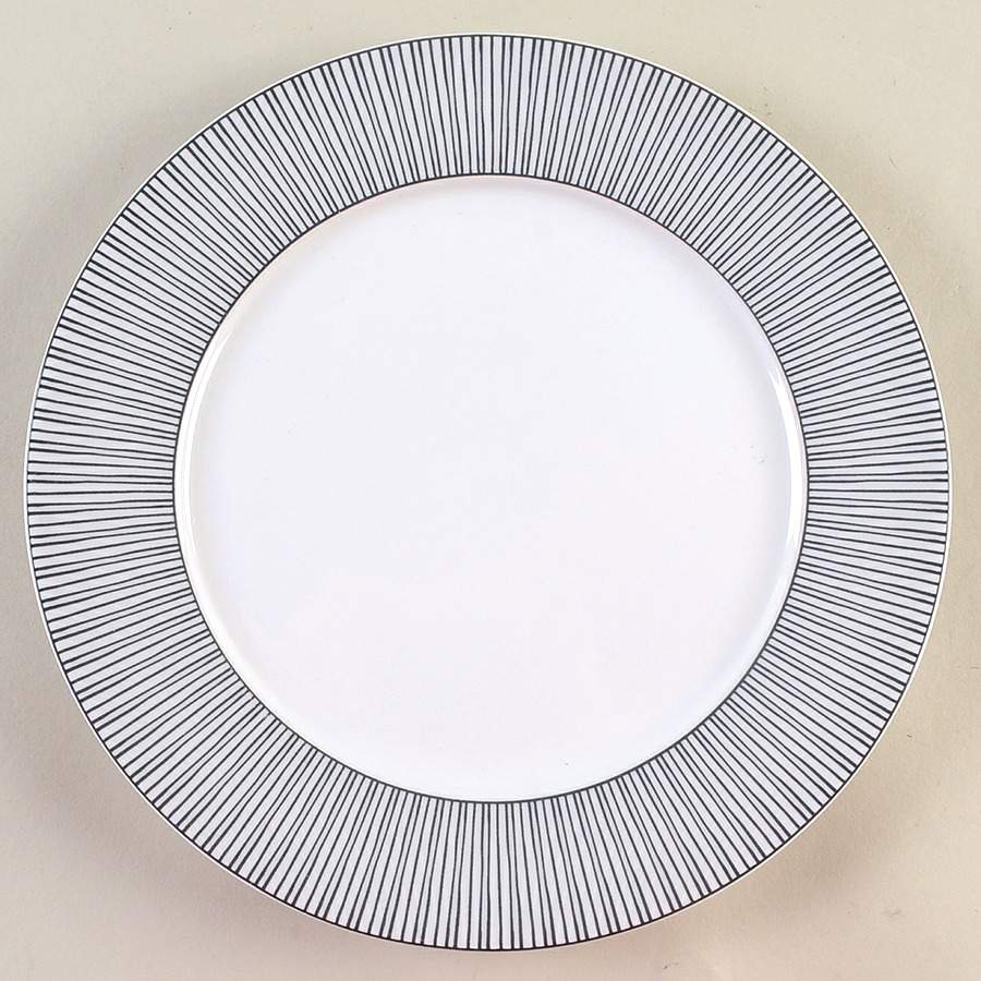 Linework Earl Grey Dinner Plate by Food Network-1
