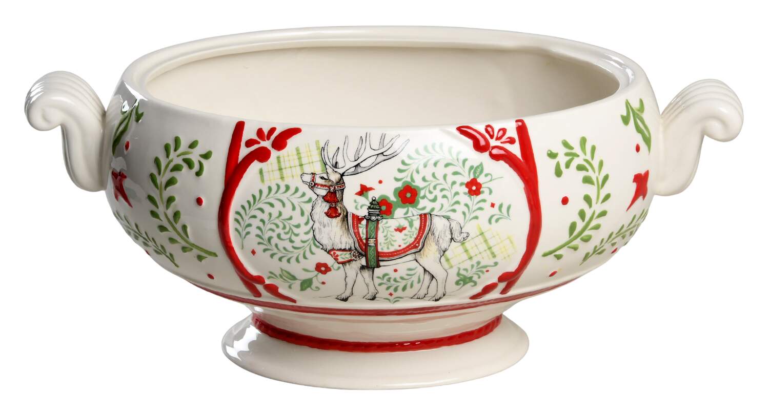 Winter White Holiday Tureen No Lid by Fitz & Floyd-1