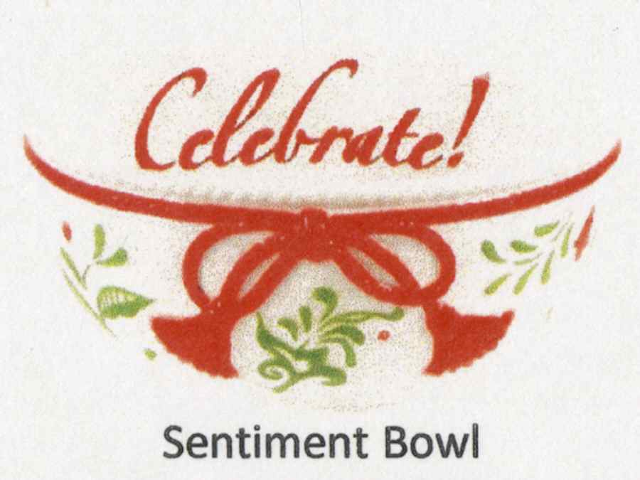 Winter White Holiday Sentiment Bowl by Fitz & Floyd-1