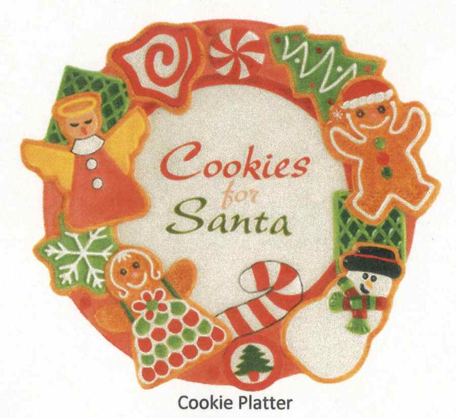 Gingerbread Village "Cookies for Santa" Plate by Fitz & Floyd-1