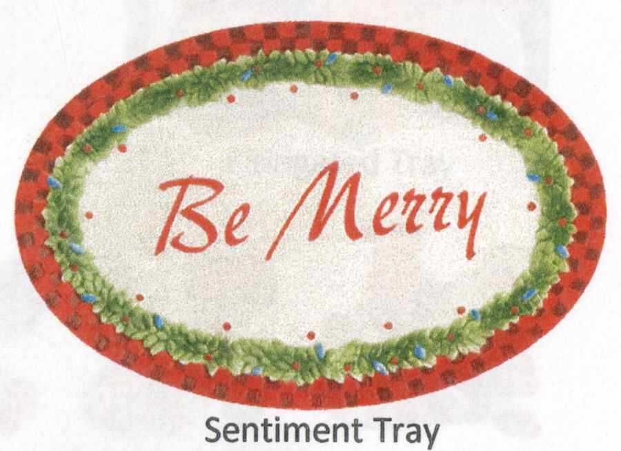 Santa's Big Day Sentiment Tray by Fitz & Floyd-1
