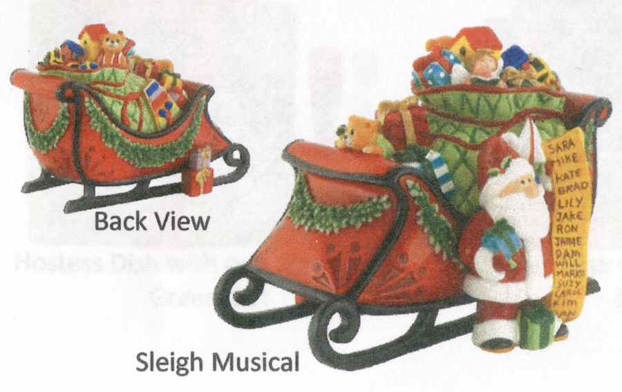 Santa's Big Day Musical Figurine by Fitz & Floyd-1