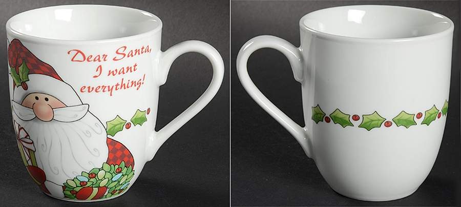 Santa's Big Day Mug by Fitz & Floyd-1