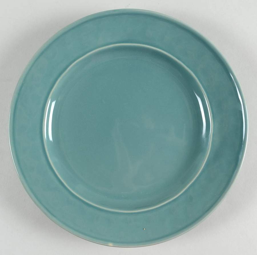 Fontina Seafoam Blue (Teal) Salad Plate by Food Network-1