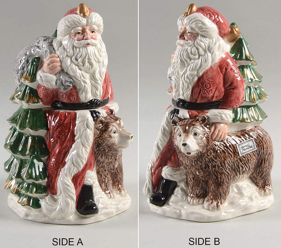 Russian Santa Candy Box & Lid by Fitz & Floyd-1