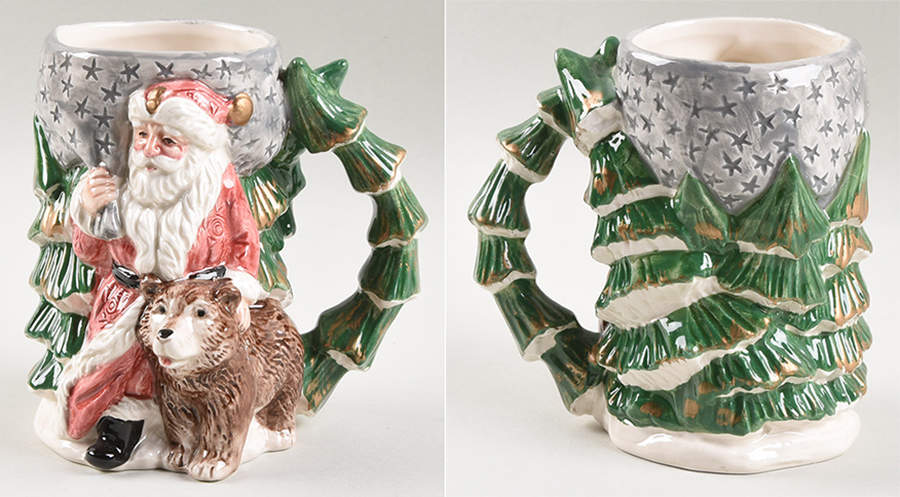 Russian Santa Mug by Fitz & Floyd-1