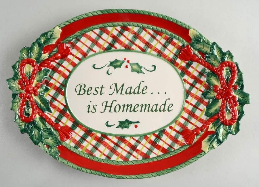 Merry Christmas Y'All 13" Cookie Platter by Fitz & Floyd-1
