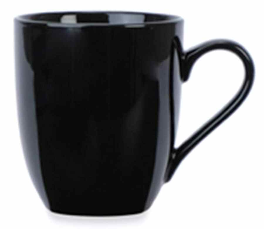 Everyday Black Mug by Fitz and Floyd-1