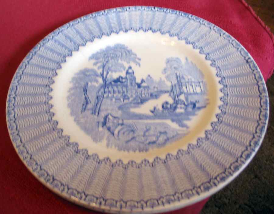 FON80 Blue Salad Plate by Fondeville-1