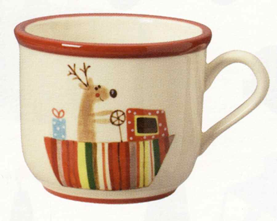 Reindeer on the Go Mug by Foreside-1