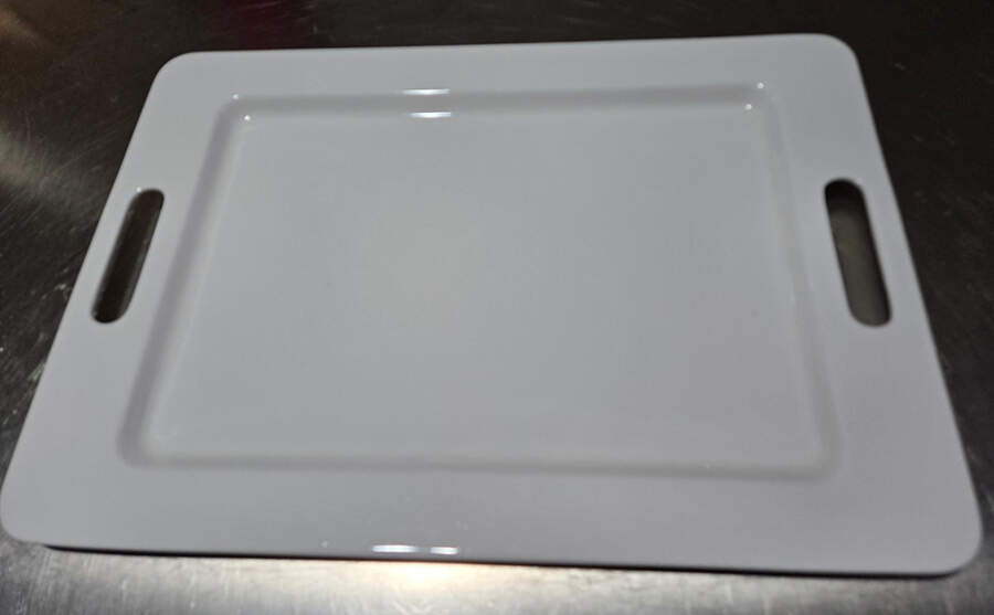 Nevaeh (Double Band) 18" Rectangular Serving Platter by Fitz & Floyd-1