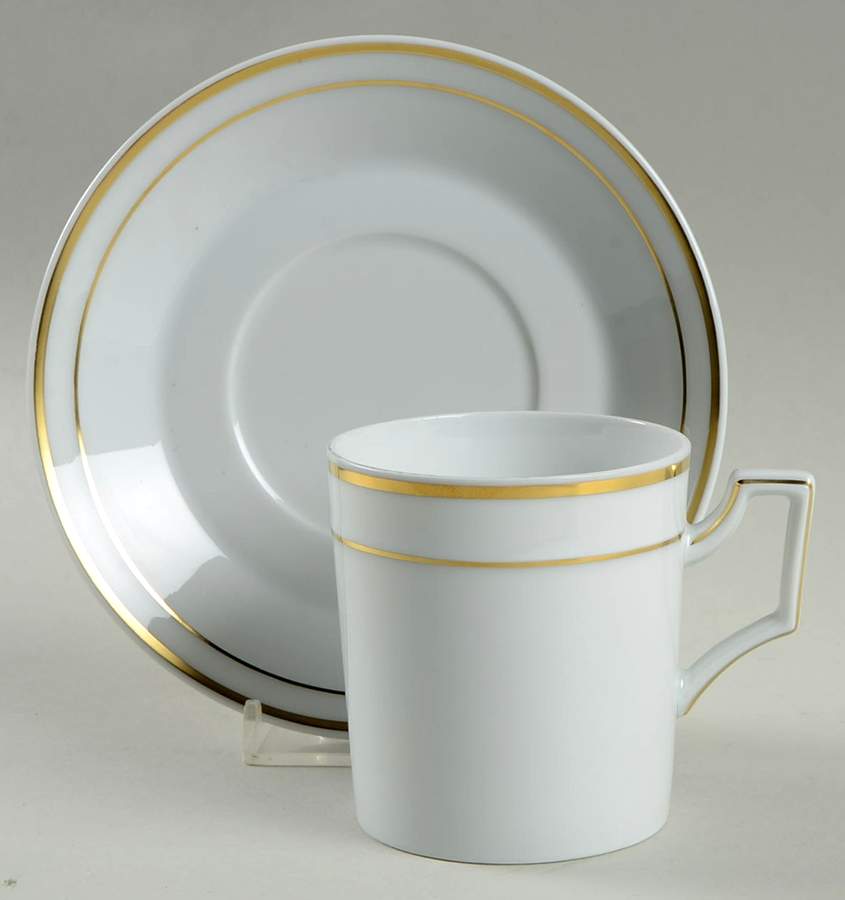 Wilhelmina Flat Demitasse Cup & Saucer Set by Furstenberg-1