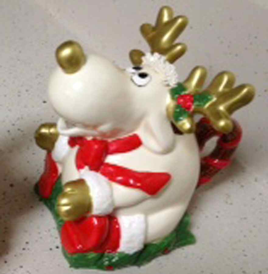 Christmas Reindeer Figural Creamer by Fitz & Floyd-1