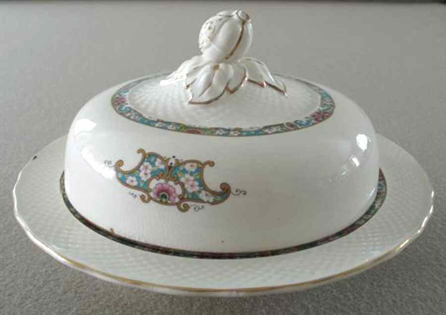 Mayfair Westwood Round Covered Butter by Furnivals-1