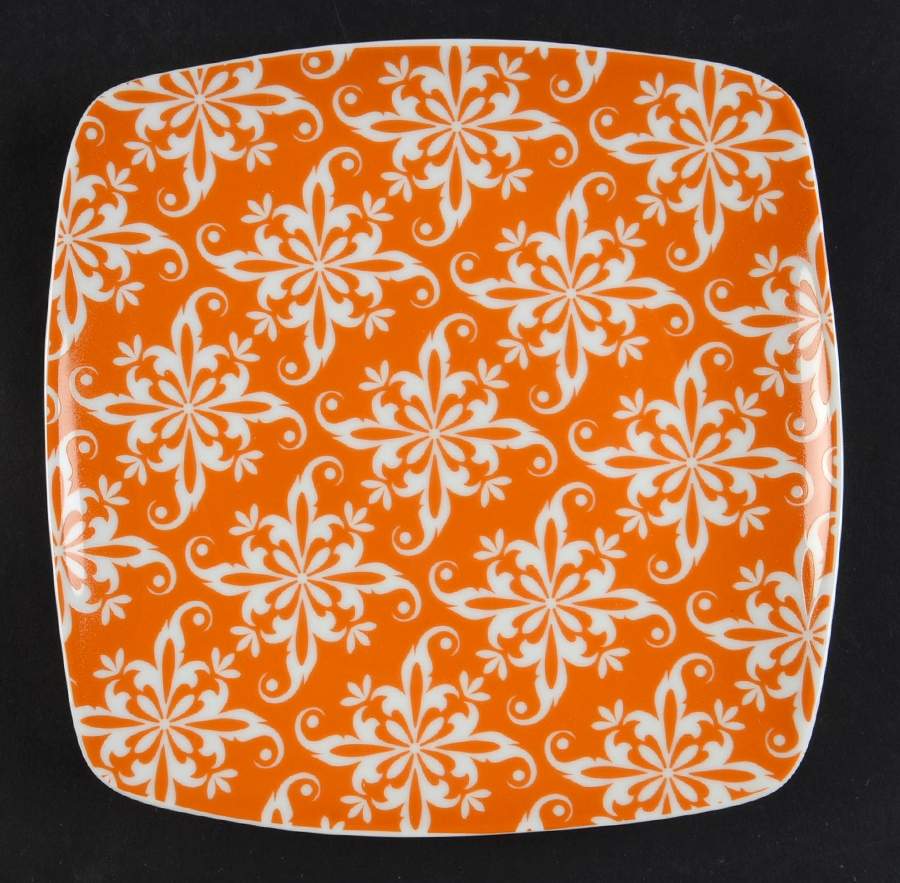 Color Accent Square Salad Plate by Fitz & Floyd-1