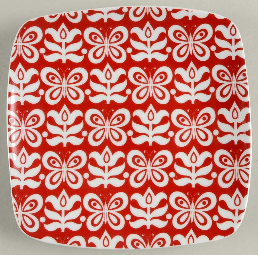 Color Accent Square Salad Plate by Fitz & Floyd-1