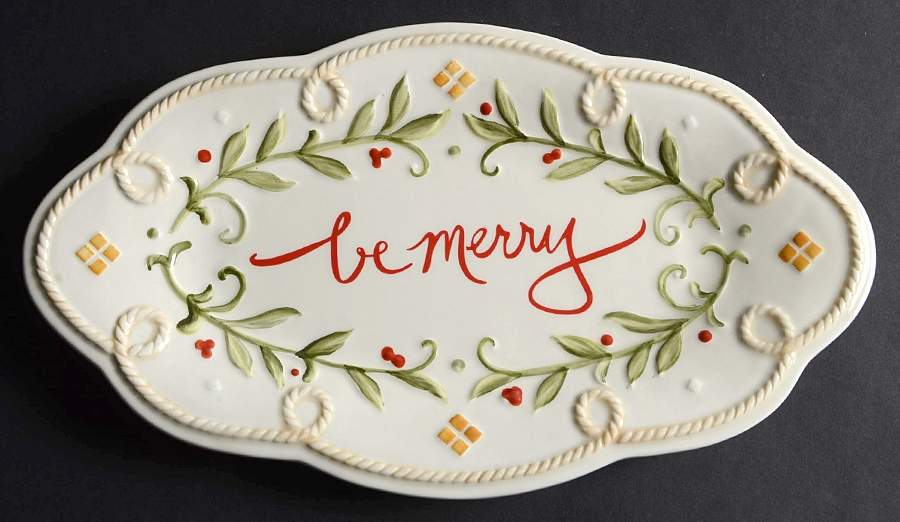 Sentiment Serverware Sentiment Tray by Fitz & Floyd-1