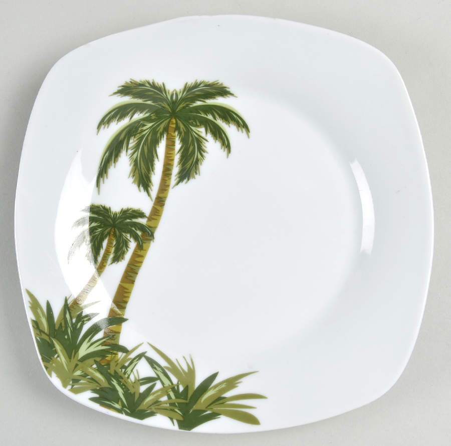 Palm Tree Salad Plate by Florida Marketplace-1