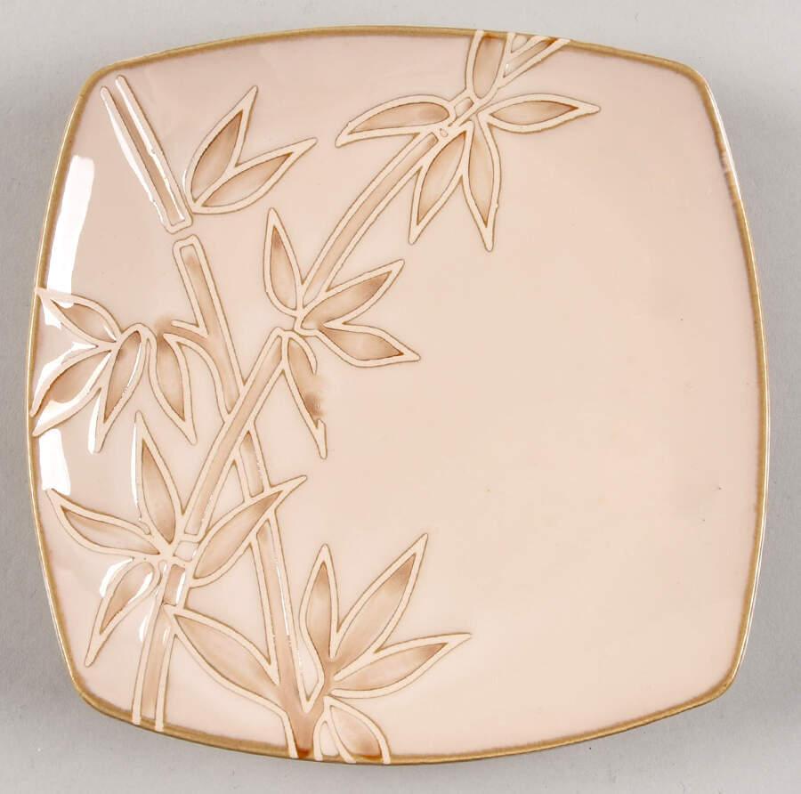 Bamboo Square Salad Plate by Florida Marketplace-1