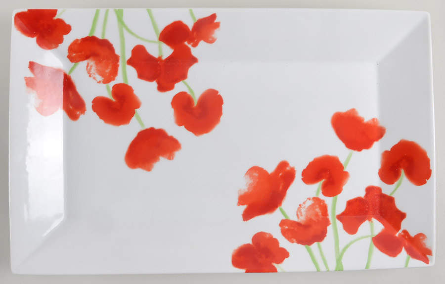 Poppy 16" Rectangular Serving Platter by Food Network-1