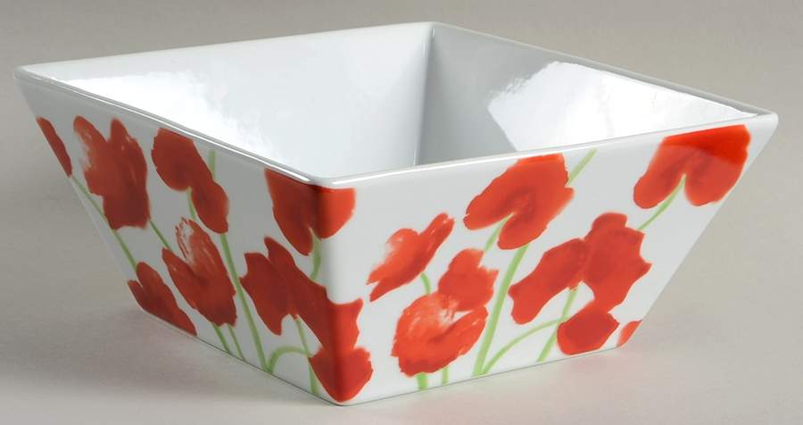 Poppy 8" Square Serving Bowl by Food Network-1