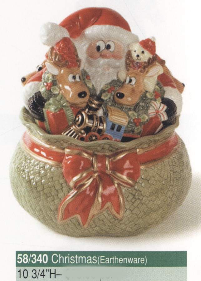 Seasonal Cookie Jars Figural Cookie Jar & Lid by Fitz & Floyd-1